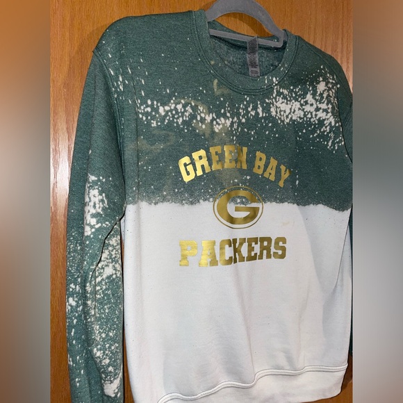 Handmade Green Bay Packer Sweatshirt 🏈 - Picture 3 of 4